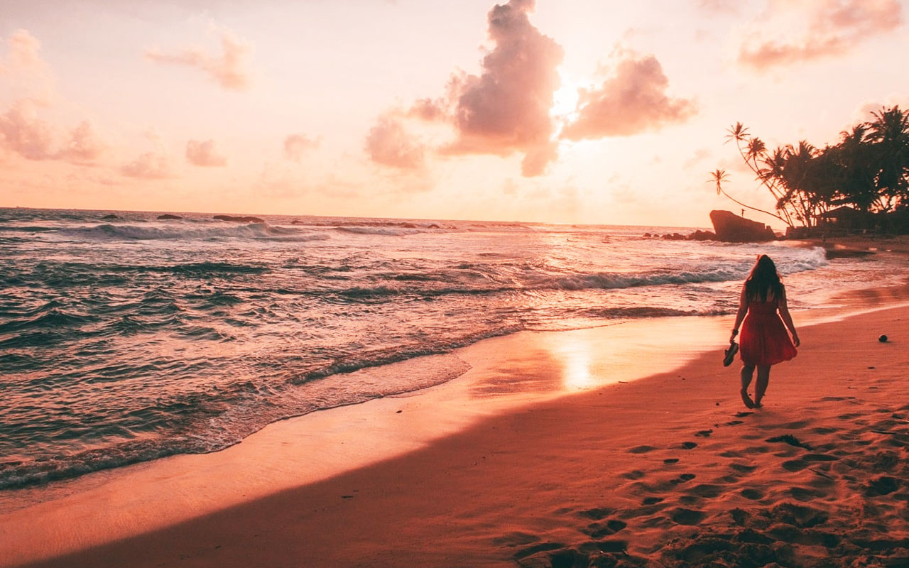 Beach in Ceylon